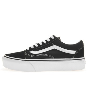 Кроссовки на платформе Vans Old Skool - черный белый VN0A3B3UY281