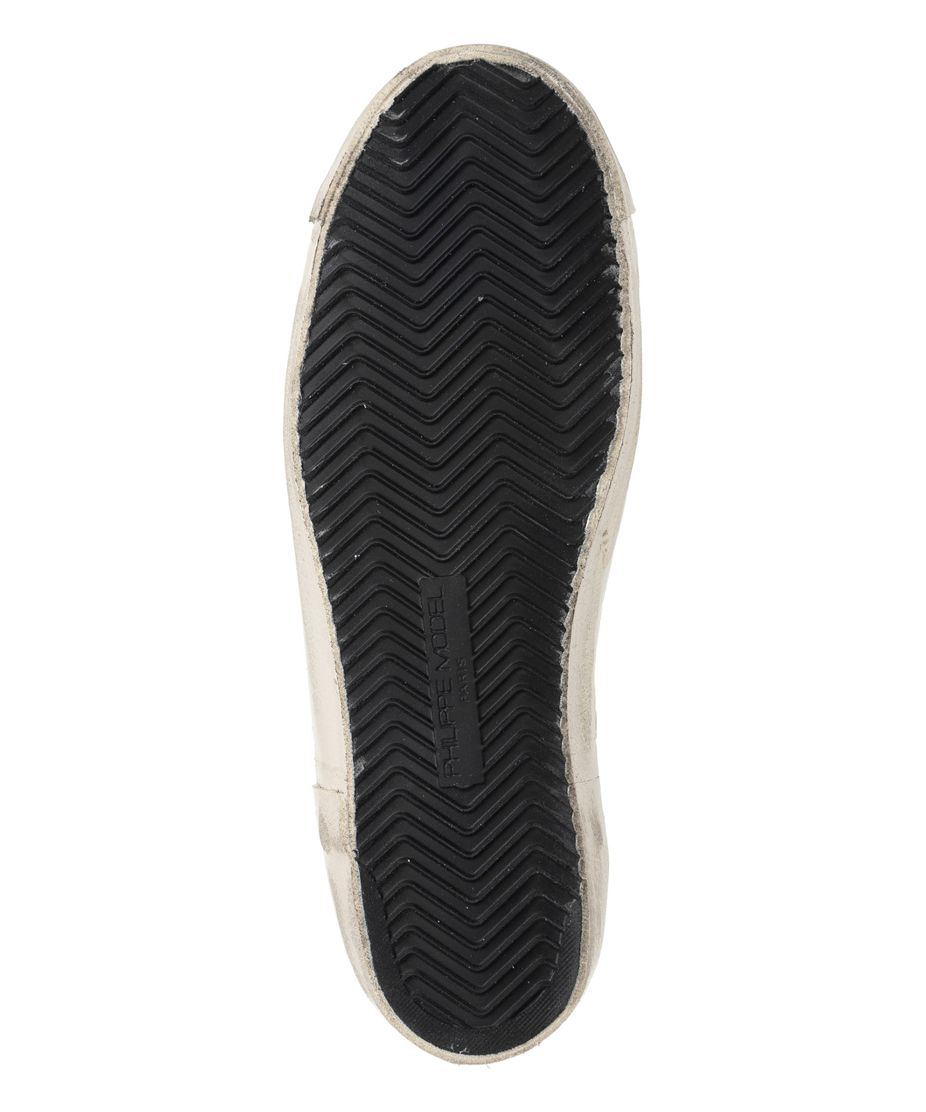 PHILIPPE MODEL PHILIPPE MODEL SNEAKER DAMEN PRSX PRLD-VY09 VEAU PYTHON - BLANC BEIGE LEDER