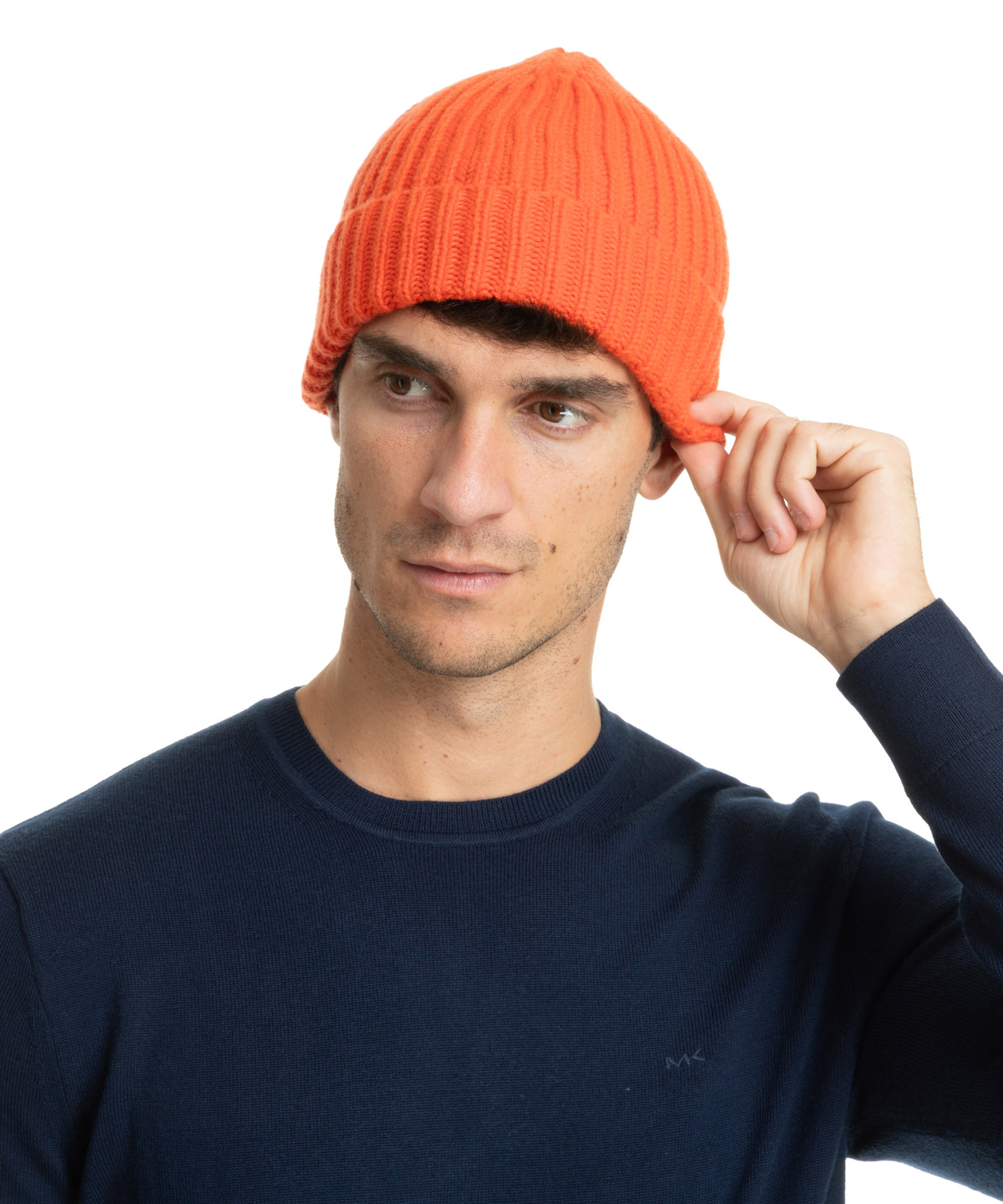 Pin1876 by Botto Giuseppe beanie men 5401/701-0992 Rosso cap