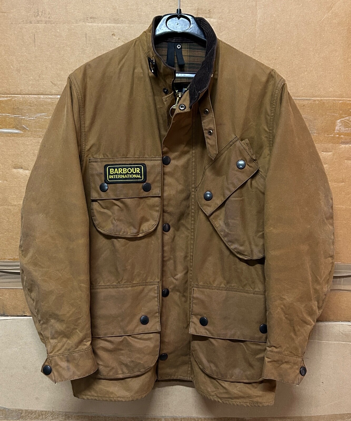 【新品】Barbour INTERNATIONAL ORIGINAL 38 ⑩ Barbour International Men's Original Jacket - Black - 38