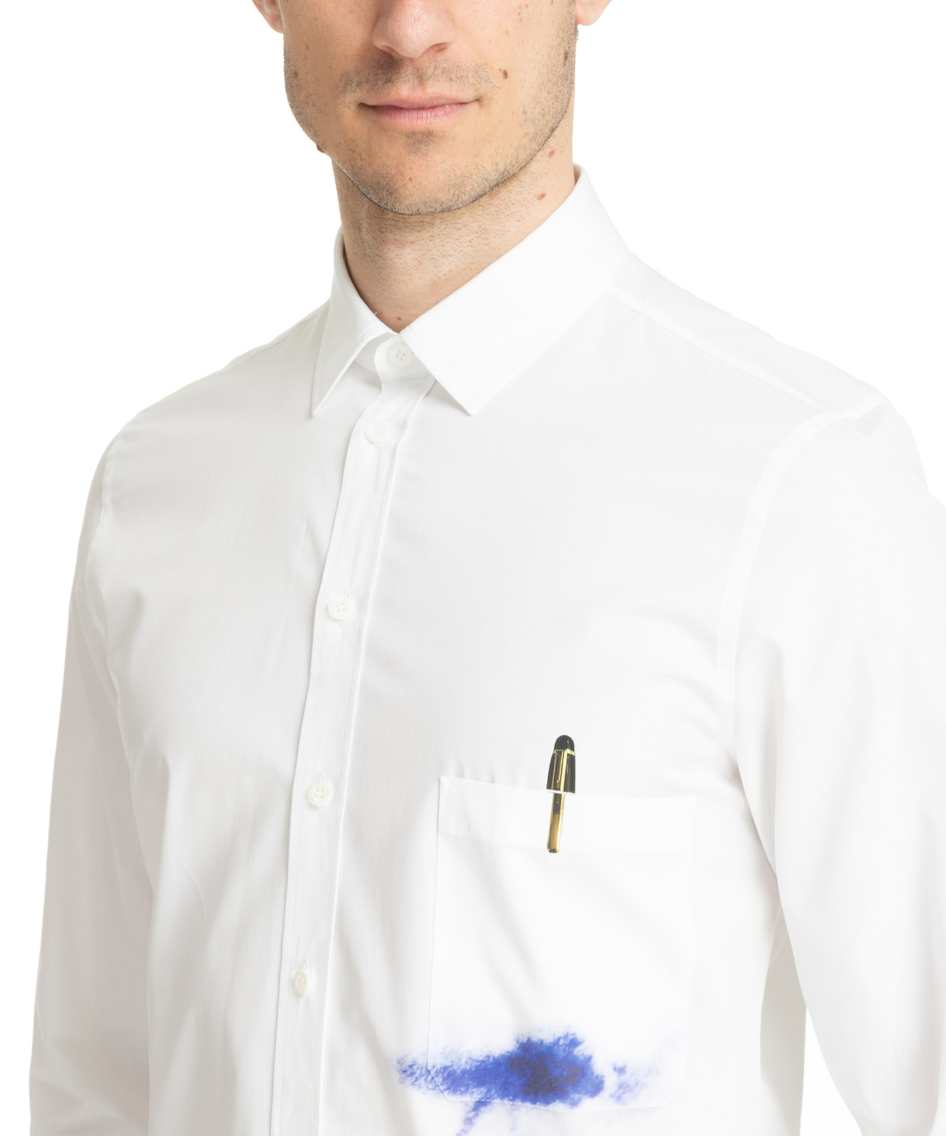 Tシャツ・カットソー Moschino SS25 Moschino Shirts White (251ZZ0239 02351001) Moschino shirt men 251ZZA023902351001 White classic neckline