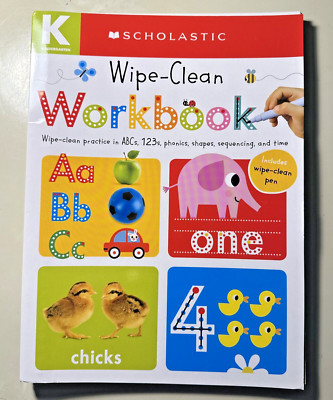 Scholastic Early Learners: Kindergarten Wipe-Clean Workbook