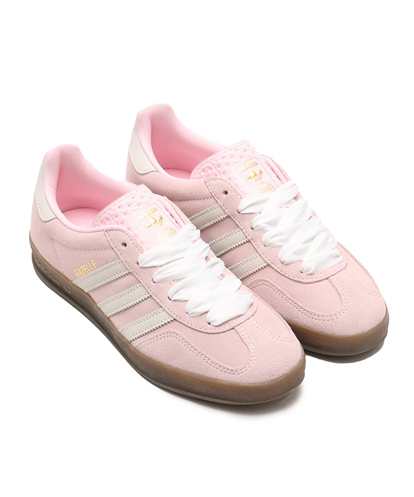 ◆adidas◆ Gazelle Indoor Pink Off White JI2716 JI2716 adidas Originals Women's Gazelle Indoor Clear Pink