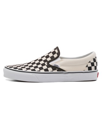 Vans Classic Slip-On - Skulls Black White Checker VN000EYEBWW1 Обувь Кроссовки