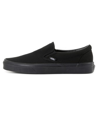 Vans Classic Slip-On Black/Black Canvas VN000EYEBKA1 Shoes Кроссовки