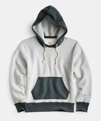 Todd Snyder x Champion Colorblock After-Hood Hoodie Sweatshirt Gray M NWT