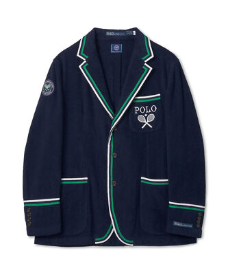POLO RALPH LAURENフレンチ テリー クリケット　ジャケット Genuine Polo Ralph Lauren Wimbledon Terry Cricket Blazer
