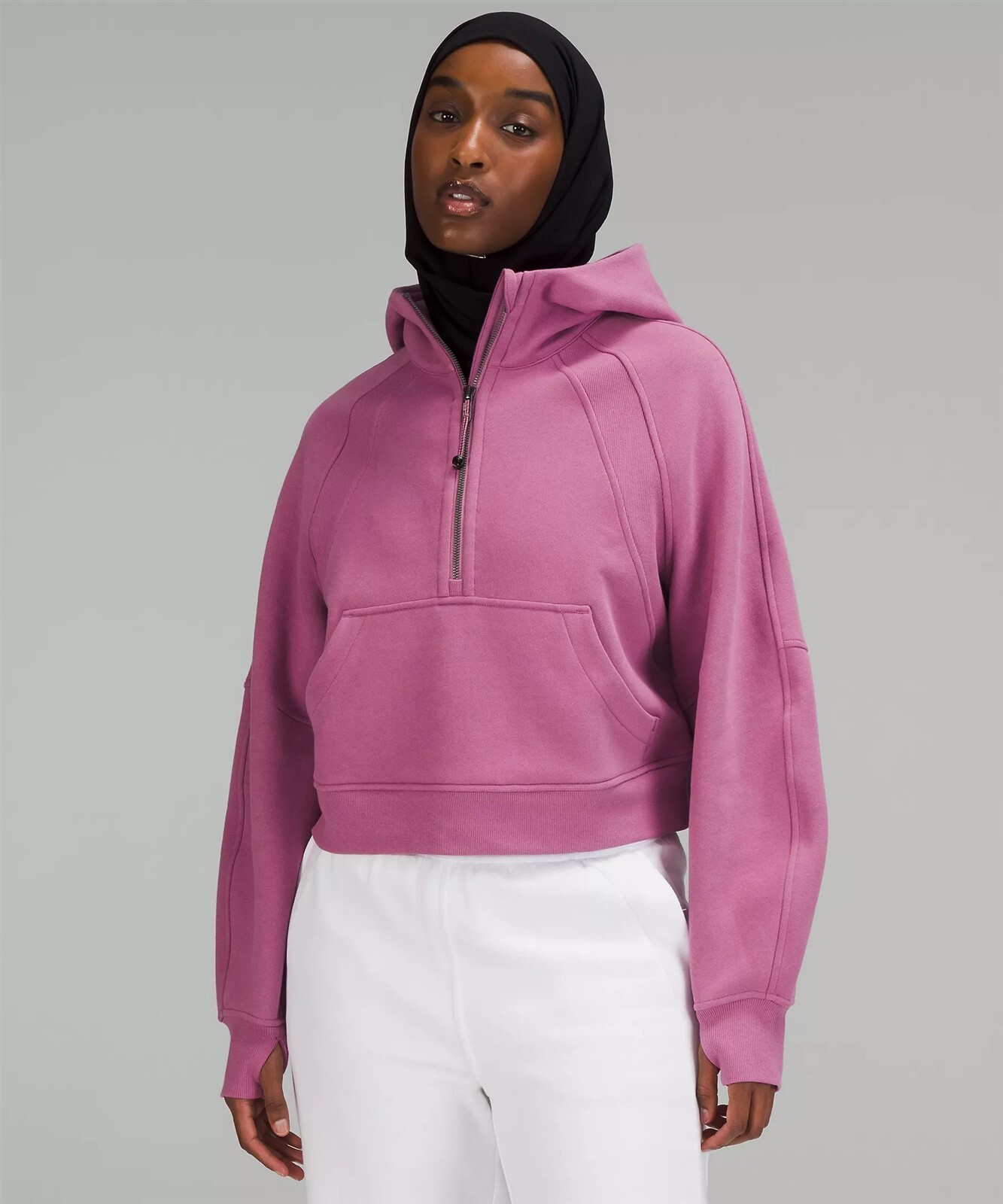 NEW LULULEMON Scuba Oversized Half-Zip Hoodie XS/S Velvet NEW LULULEMON Scuba Oversized Half-Zip Hoodie XS/S Velvet