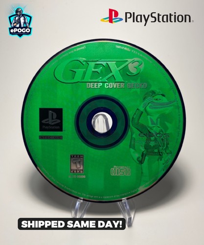 Gex 3: Deep Cover Gecko (SONY Playstation 1, PS1, 1999) Tested | Black Label 🦎