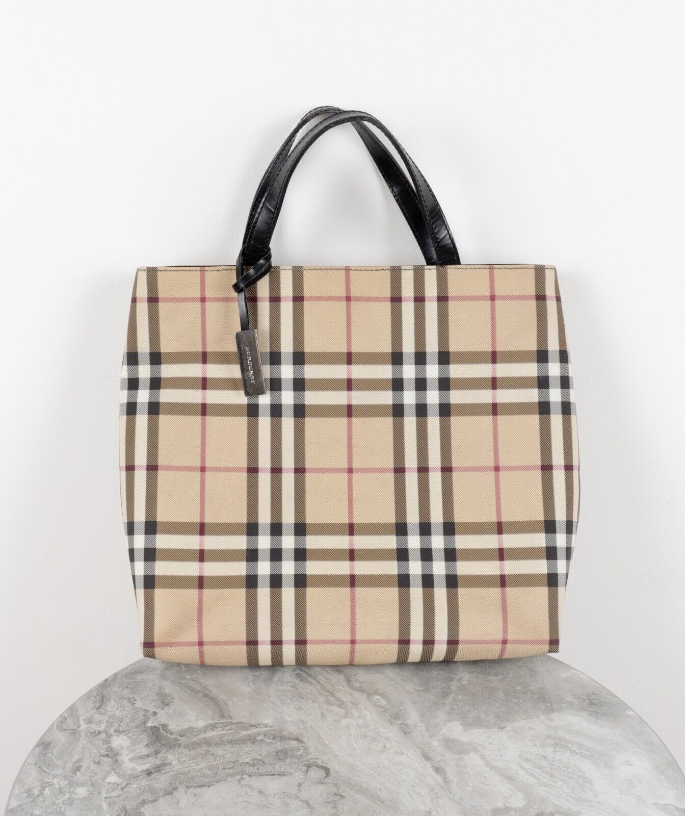 Burberry London Nova Check Beige PVC HandBag T 02 1 | eBay Burberry London Nova Check Beige PVC HandBag T 02 1 | eBay