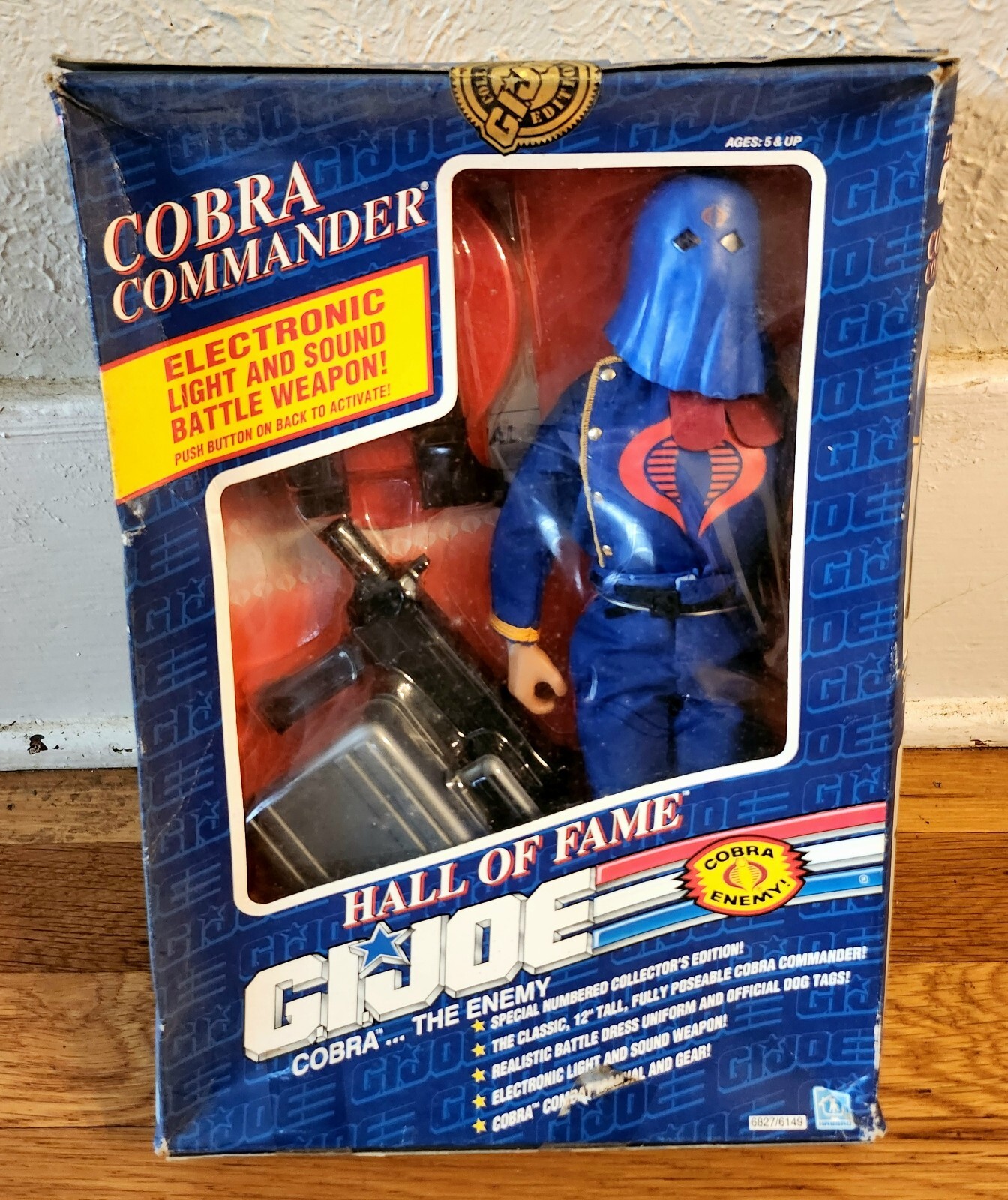 ミリタリー GI Joe Hall Of Fame Cobra Commander Vintage G.I. Joe Hall of Fame Cobra Commander Collectable