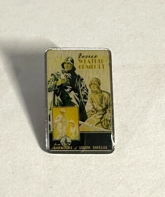 BARBOUR Official Genuine Small Vintage ENAMEL LAPEL PIN BADGE New