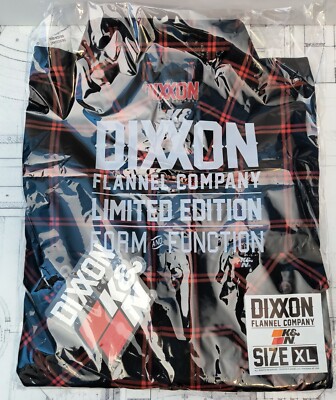 Dixxon Flannel K&N Size XL Orange / Black / Red XLarge