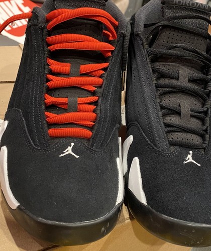 JORDAN SIZE 11.5 - AIR JORDAN 14 RETRO BLACK WHITE