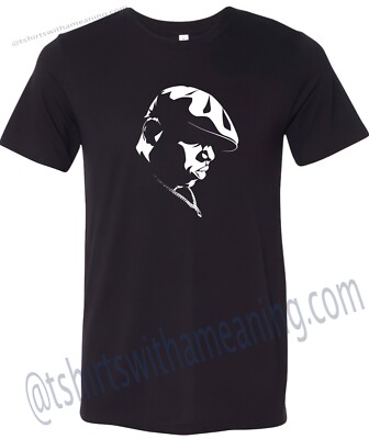 Notorious B I G Biggie Smalls Black t shirt Rap Brooklyn NY Hip Hop unisex XS-4X
