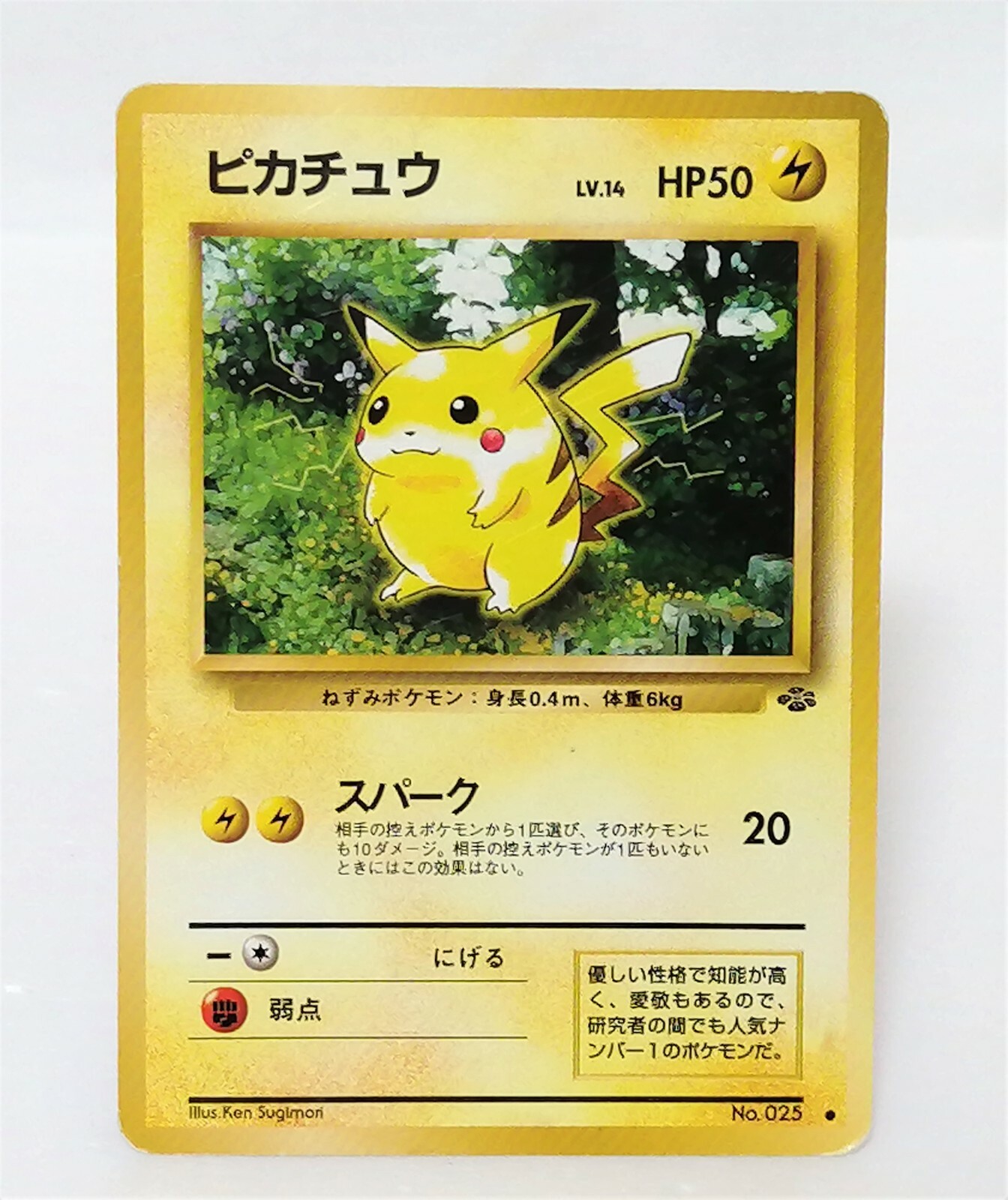025 Pokemon Card Pikachu Old Back LV14 HP50 Nintendo Japan | eBay