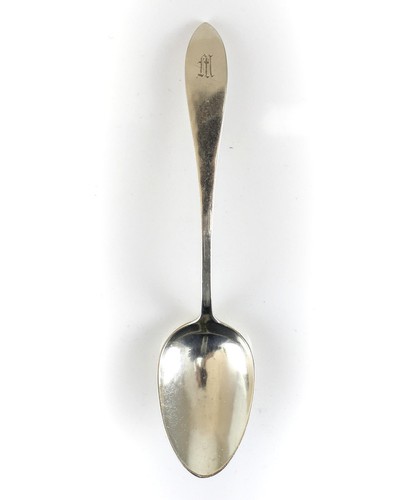 White Hogan Baby Spoon Native American Vintage Baby Spoon (c