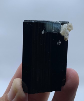 520 ct of Natural beautiful terminated blue cap tourmaline crystal with mica
