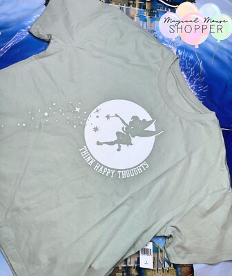 Disney Parks 2024 Think Happy Thoughts T Shirt Size Medium New