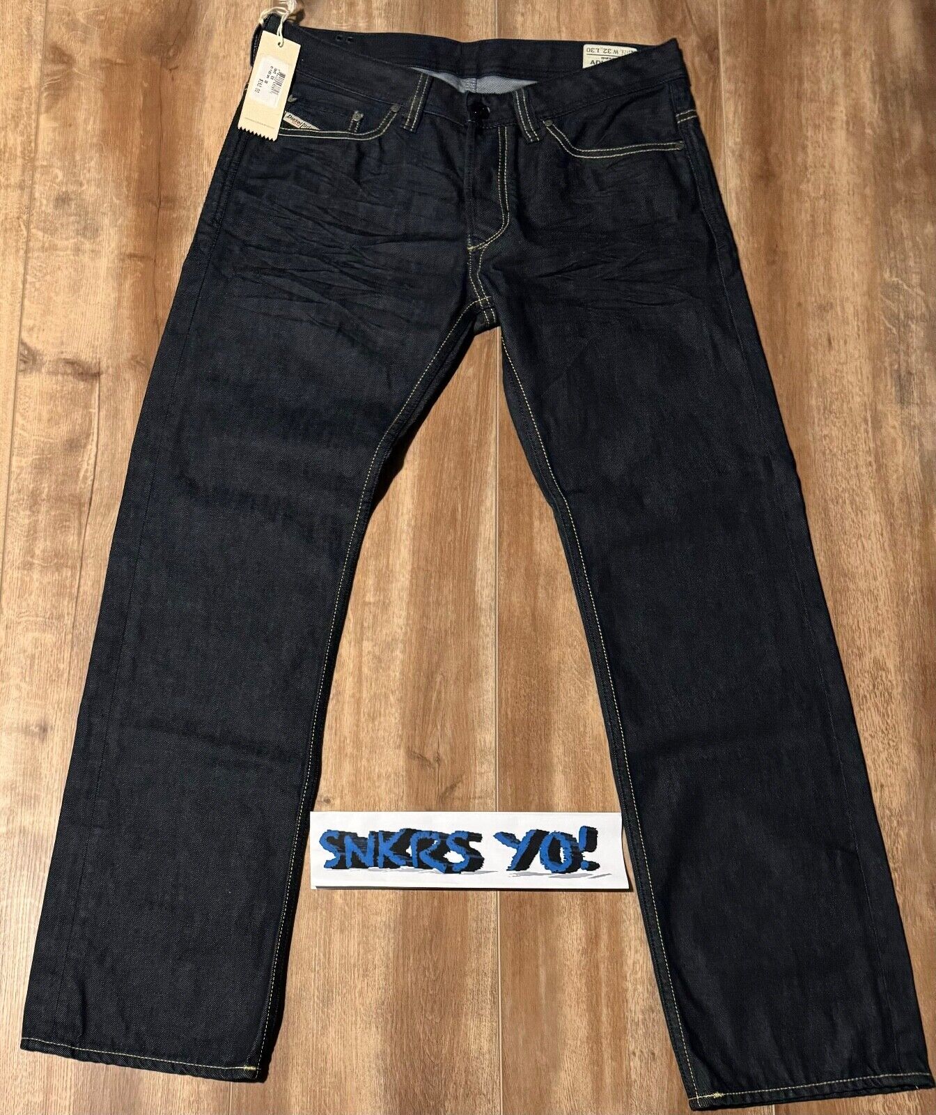 Diesel x adidas Originals adi-viker Blue Jeans Mens 32 x 30 Diesel x adidas Originals adi-viker Blue Jeans Mens 32 x 30
