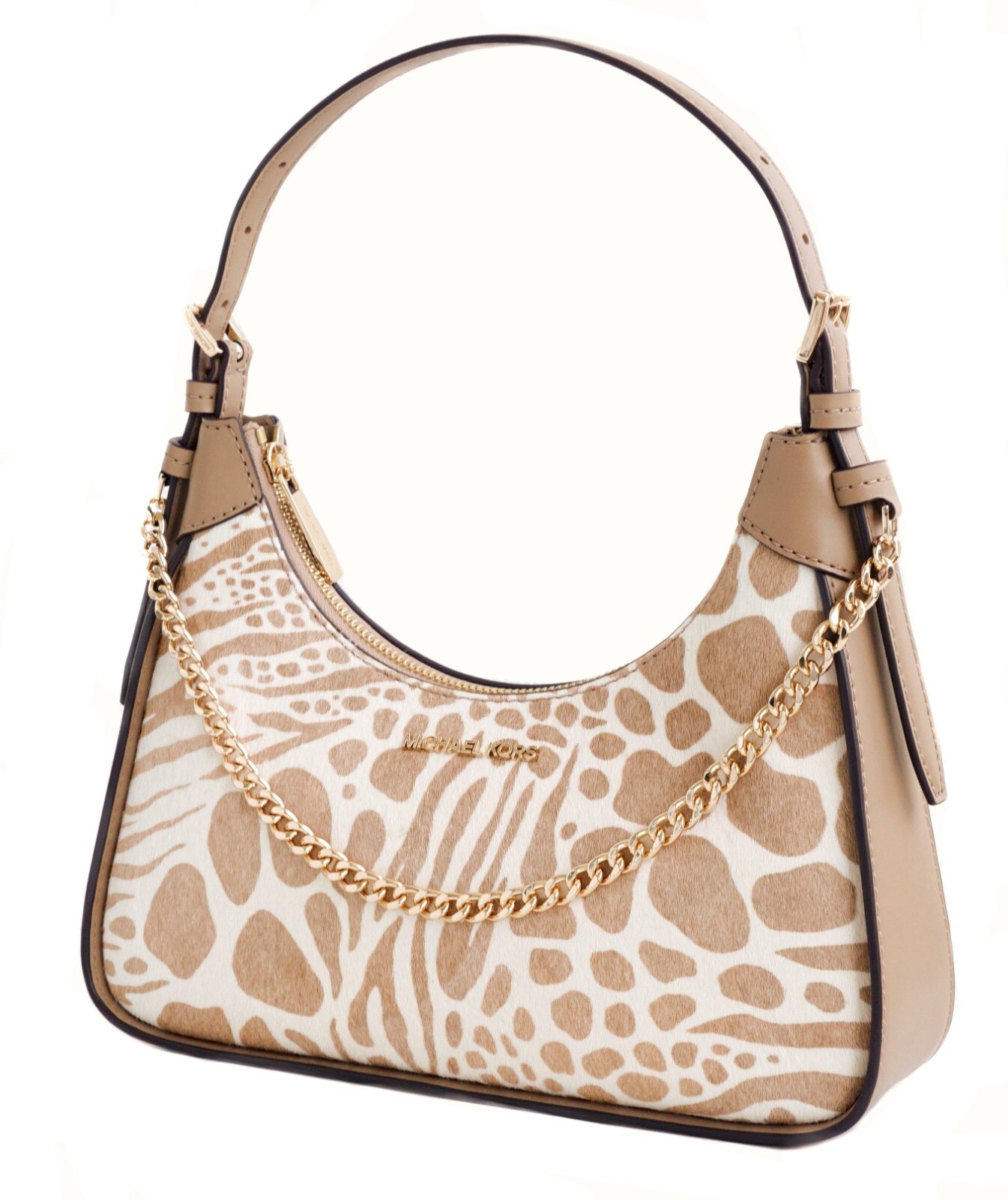 Женская сумка Michael Kors через плечо Wilma Md Ew с сумочкой на цепочке Camel Neu