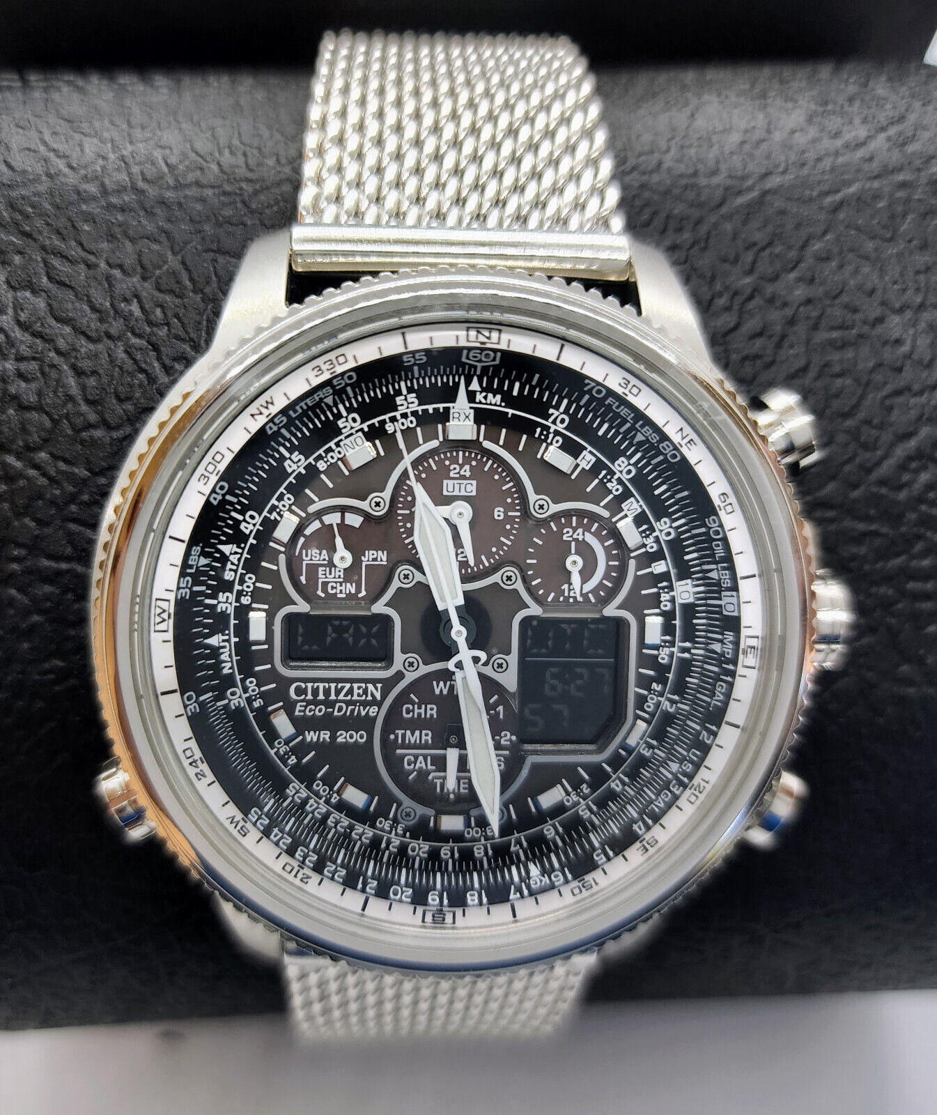 Citizen Navihawk Promaster AT Eco-Drive JY8030-83E Silver Citizen Navihawk Promaster AT Eco-Drive JY8030-83E Silver