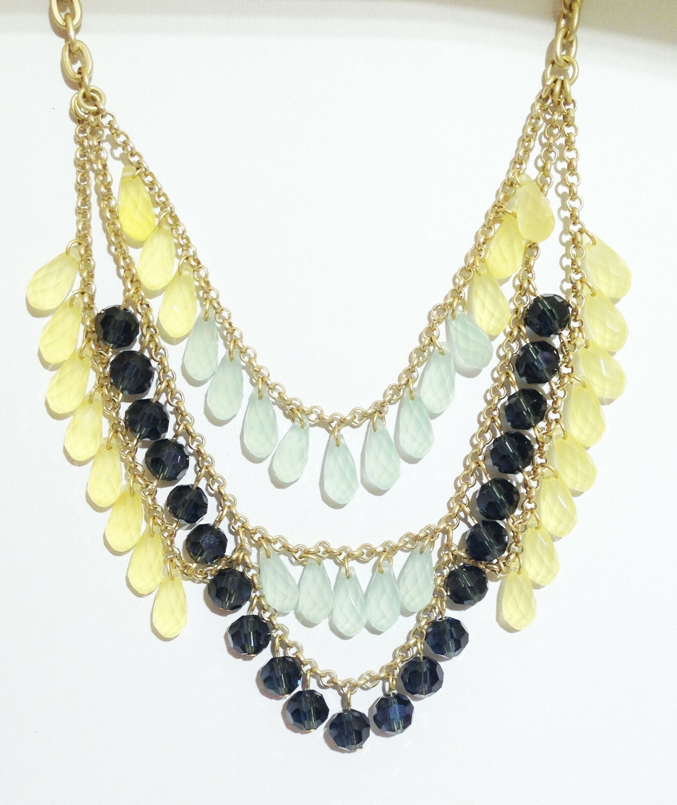 Lia Sophia REFRESH $86 Matte Gold Tone Necklace Yellow, Lt