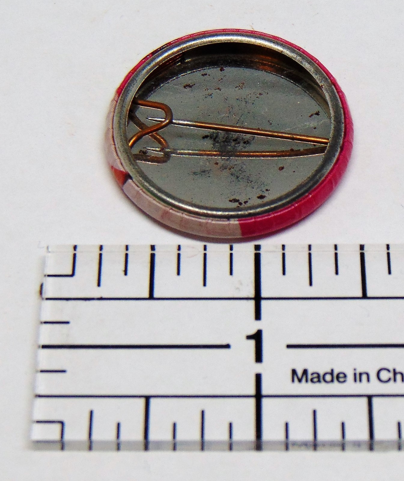 Vintage 1980's George Micheal Rock Band Hat Vest Jacket Pin Badge Button Pinback