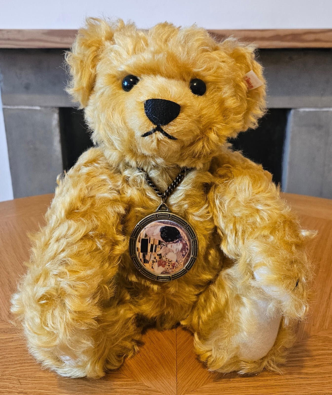 その他 STEIFF  TEDDYBEAR 2001 シュタイフSteiff 2001 テディベア ぬいぐるみ 白 (K-130337