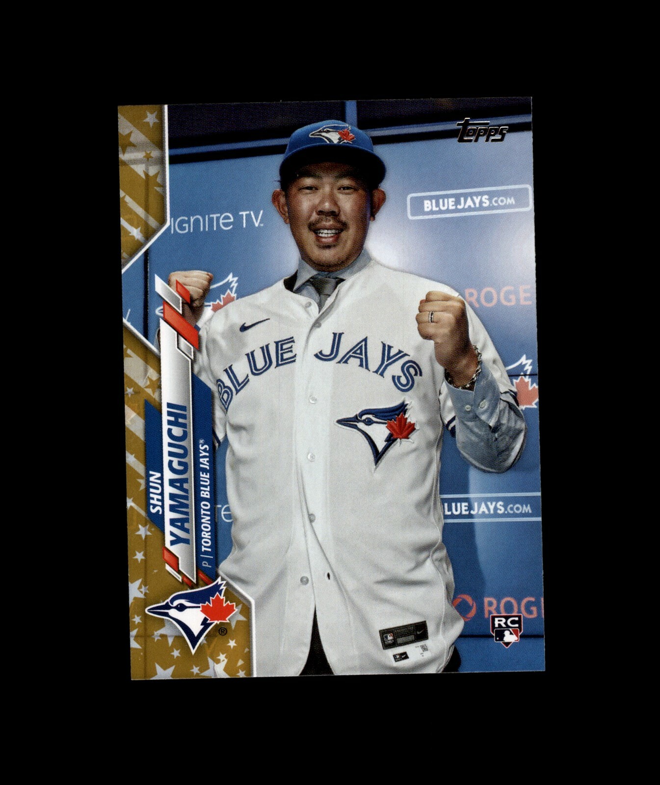 2020 STAR★CARD S-03 2020 Topps Factory Set SHUN YAMAGUCHI Gold Star Parallel