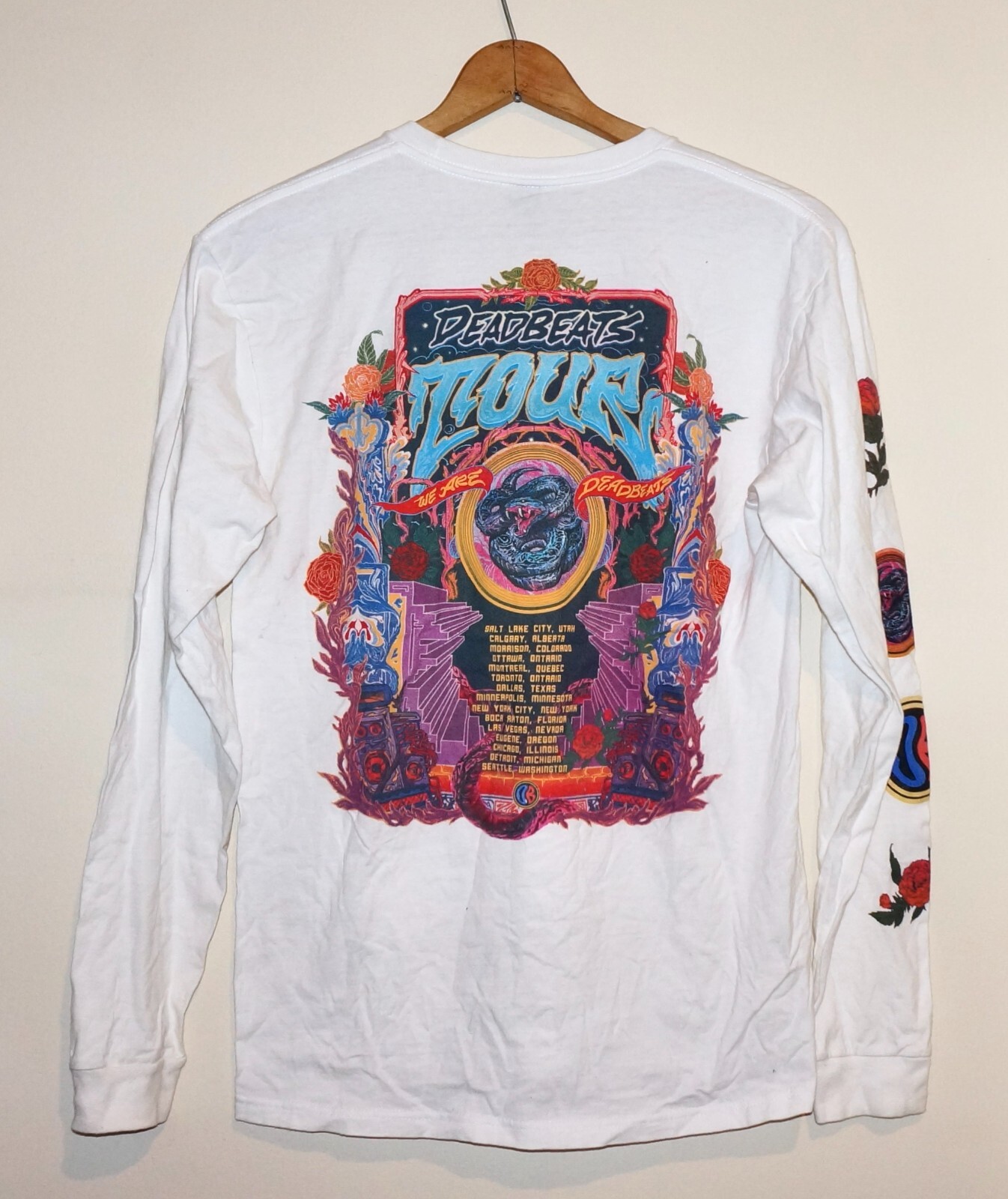 ビートルズ　イベントtシャツ　TULTEX The Beatles 1964 The Show Vintage Tie Dyed T Shirt Tultex