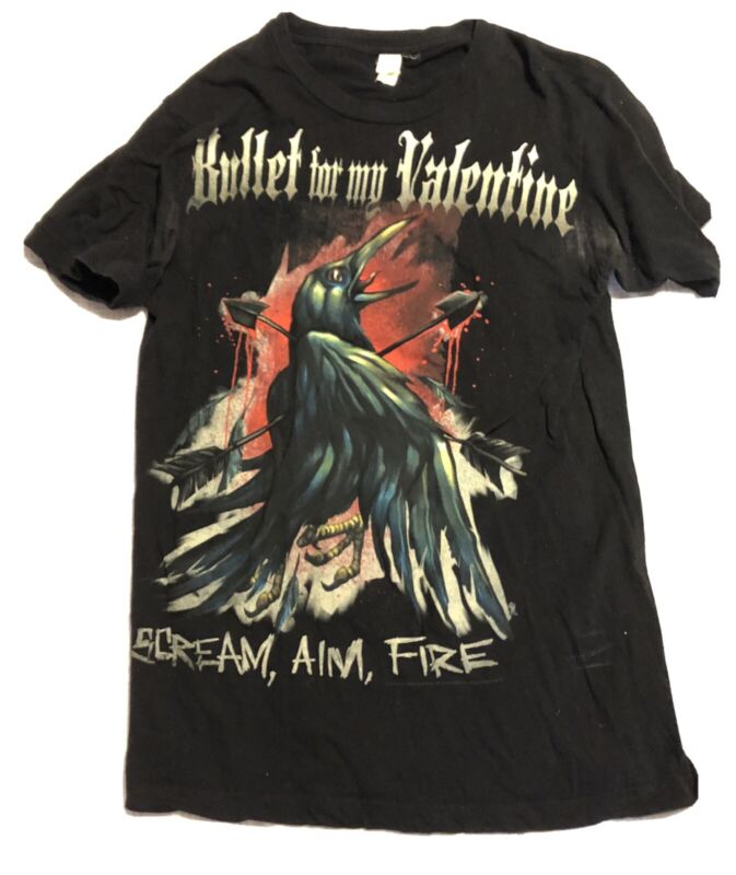 Bullet for my Valentine vintage rock concert t shirt size Small.  2008 Scream