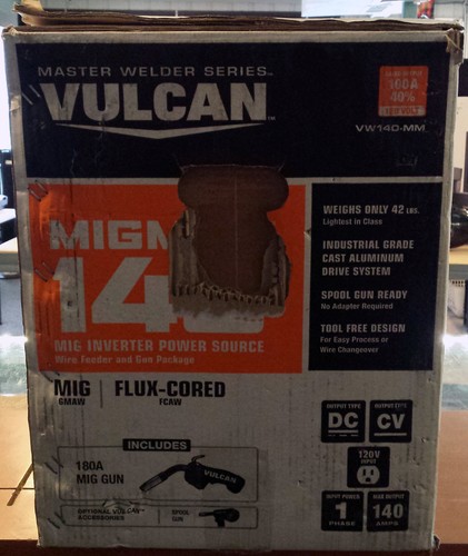 Vulcan Professional MIGMax 140 Compact Lightweight Welder with 120 Volt Input