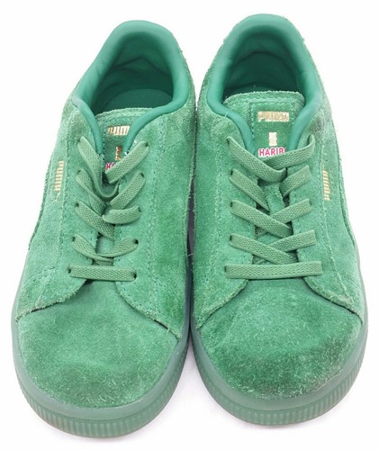 Puma Child's Size 10C Suede Haribo Green Shoes Sneaker