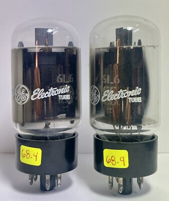 General Electronic （NOS）6L6GC GE GE 6L6GC Matched Pair | NOS