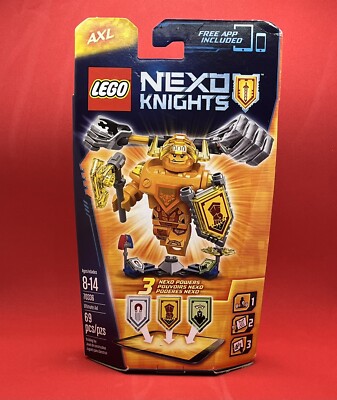 Ultimate Axl LEGO NEXO Knights 70336 sealed complete set (minor shelf wear)