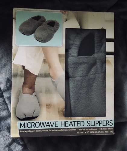 MICROWAVE HEATED SLIPPERS FITS MOST ADULTS