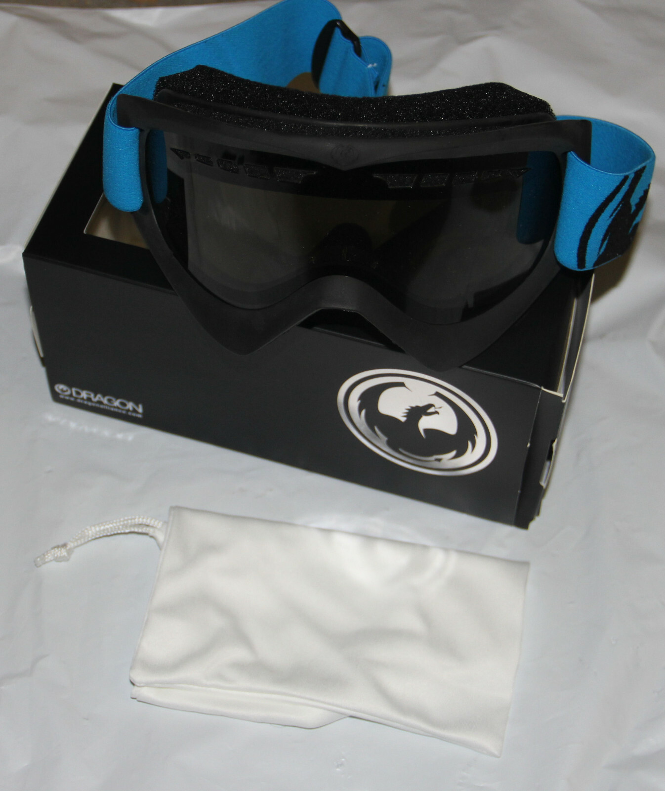Dragon Alliance DX Ski snowboard Goggles Blue Smoke Dragon Goggle NEW