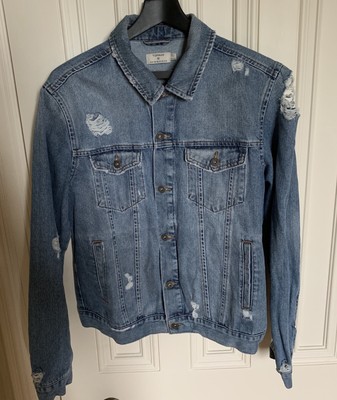 topman distressed denim jacket
