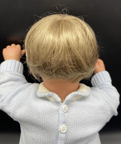 MY TWINN BABY DOLL 19" POSEABLE BLUE EYES SANDRA BILOTTO TODDLER JORDAN BOY DOLL