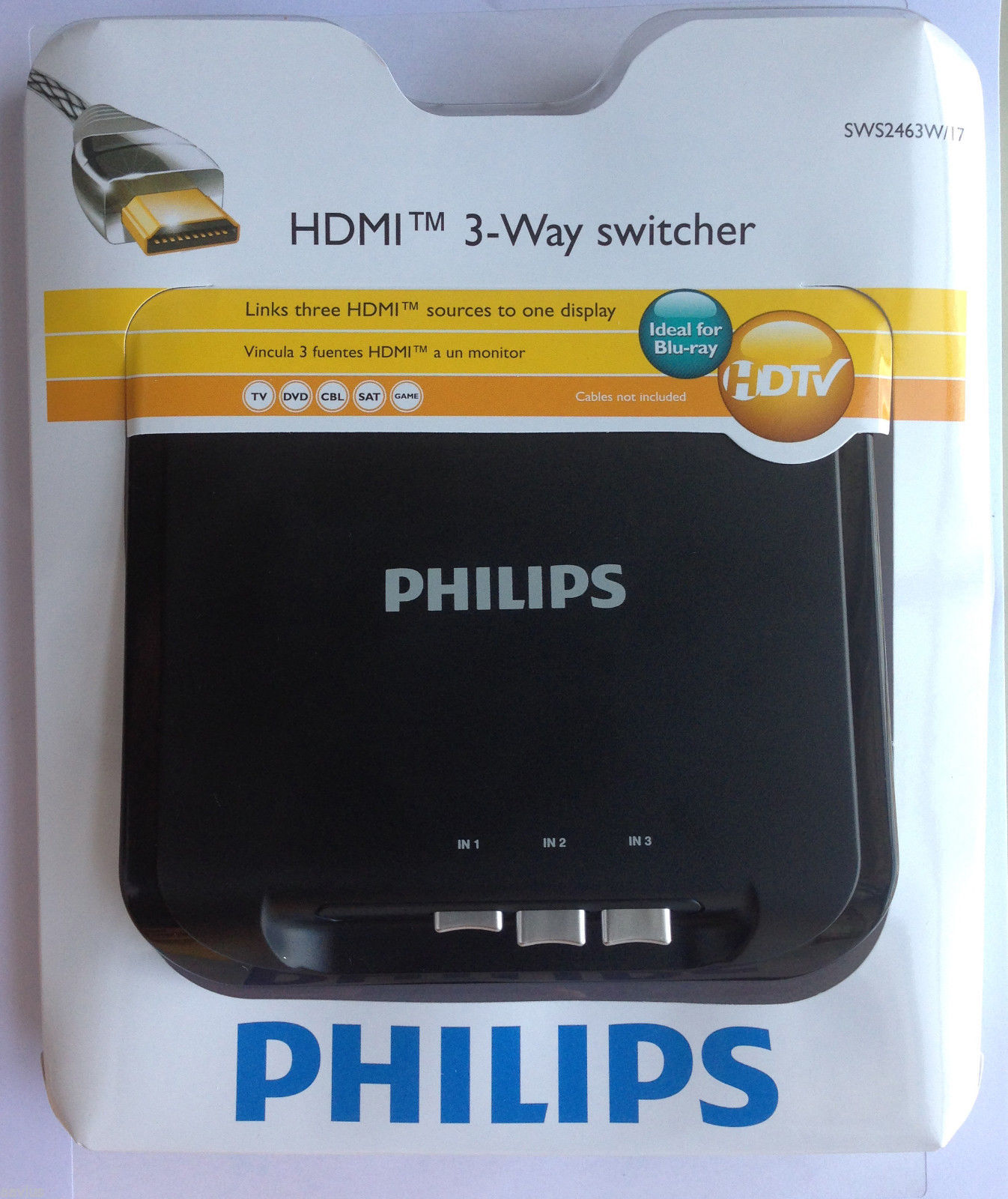 Philips 1: 3 cables e Interconectores de video