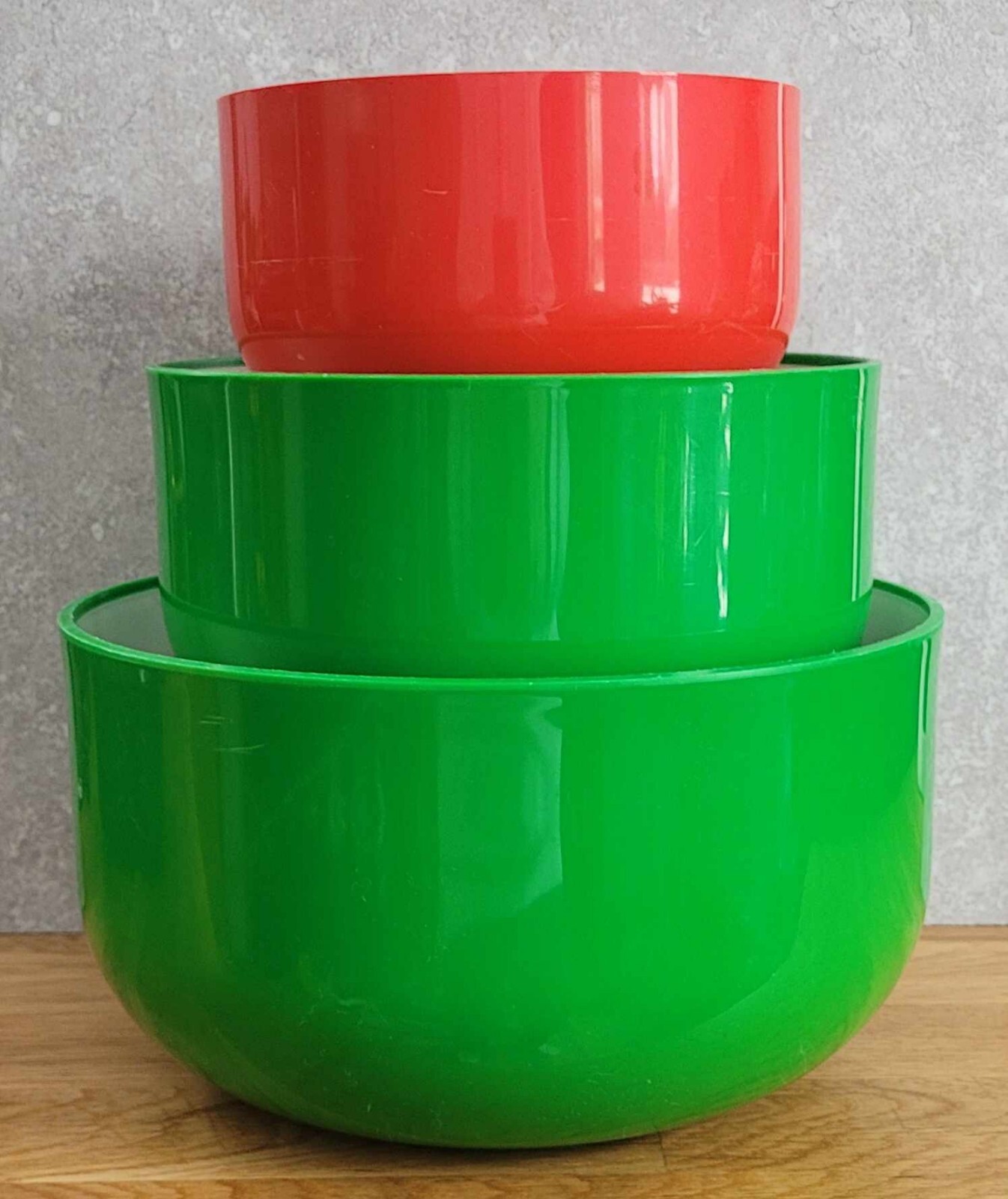 Vtg POSTMODERN ANNA CASTELLI Kartell FERRIERI Red Green Pop Art