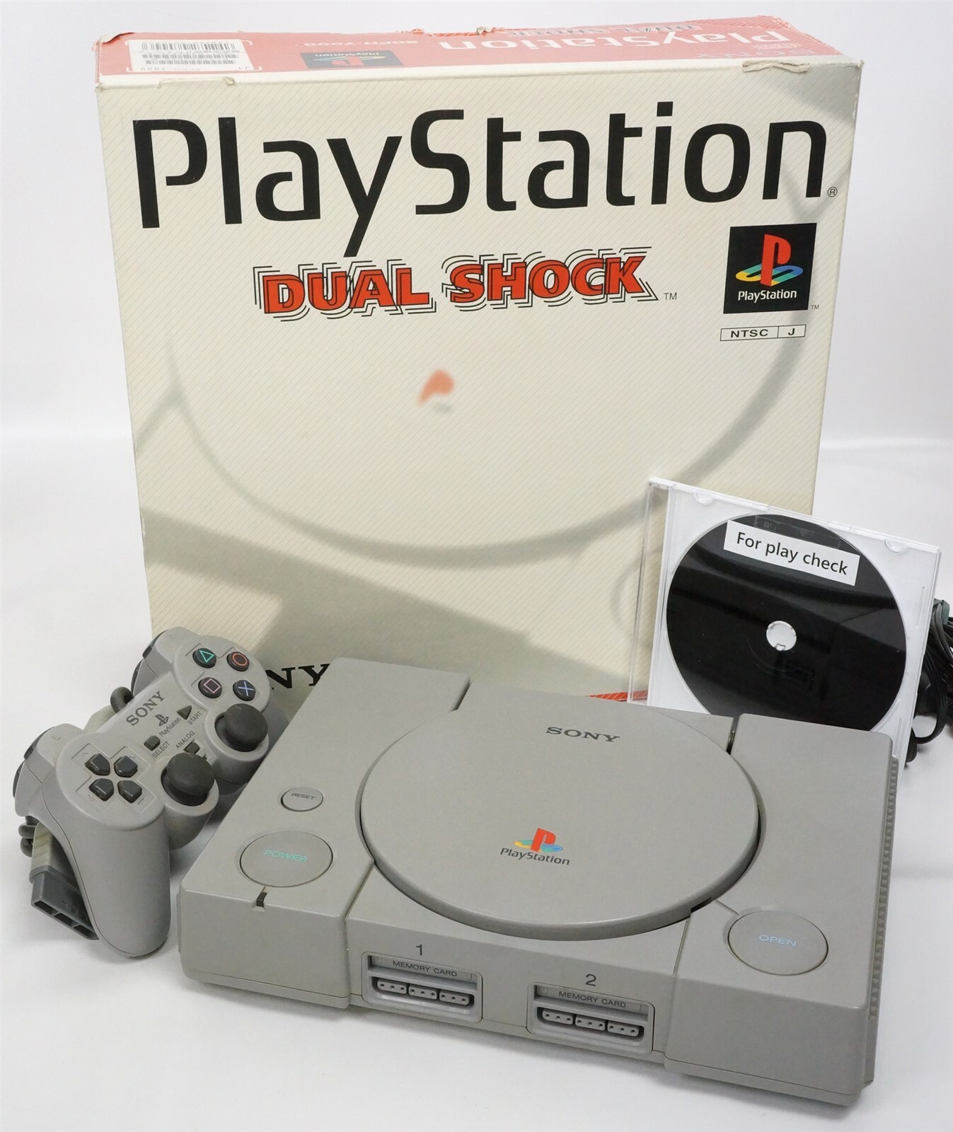 PS1 Playstation Console SCPH-7000 Dual Shock Boxed Tested PS1 Playstation Console SCPH-7000 Dual Shock Boxed Tested