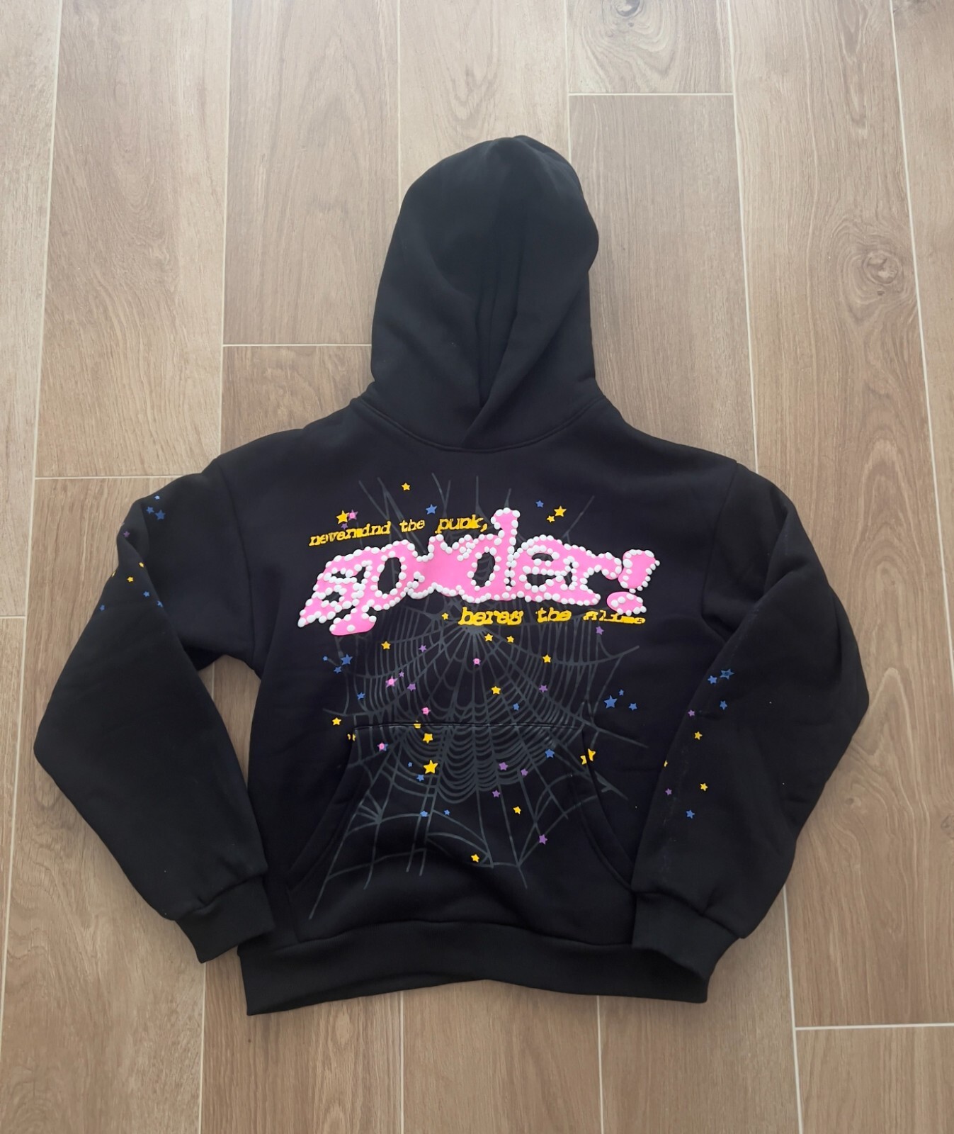 [早い者勝ち！]sp5der hoodies フード付きパーカー 黒 Sp5der OG Web Hoodie - Black - Etsy