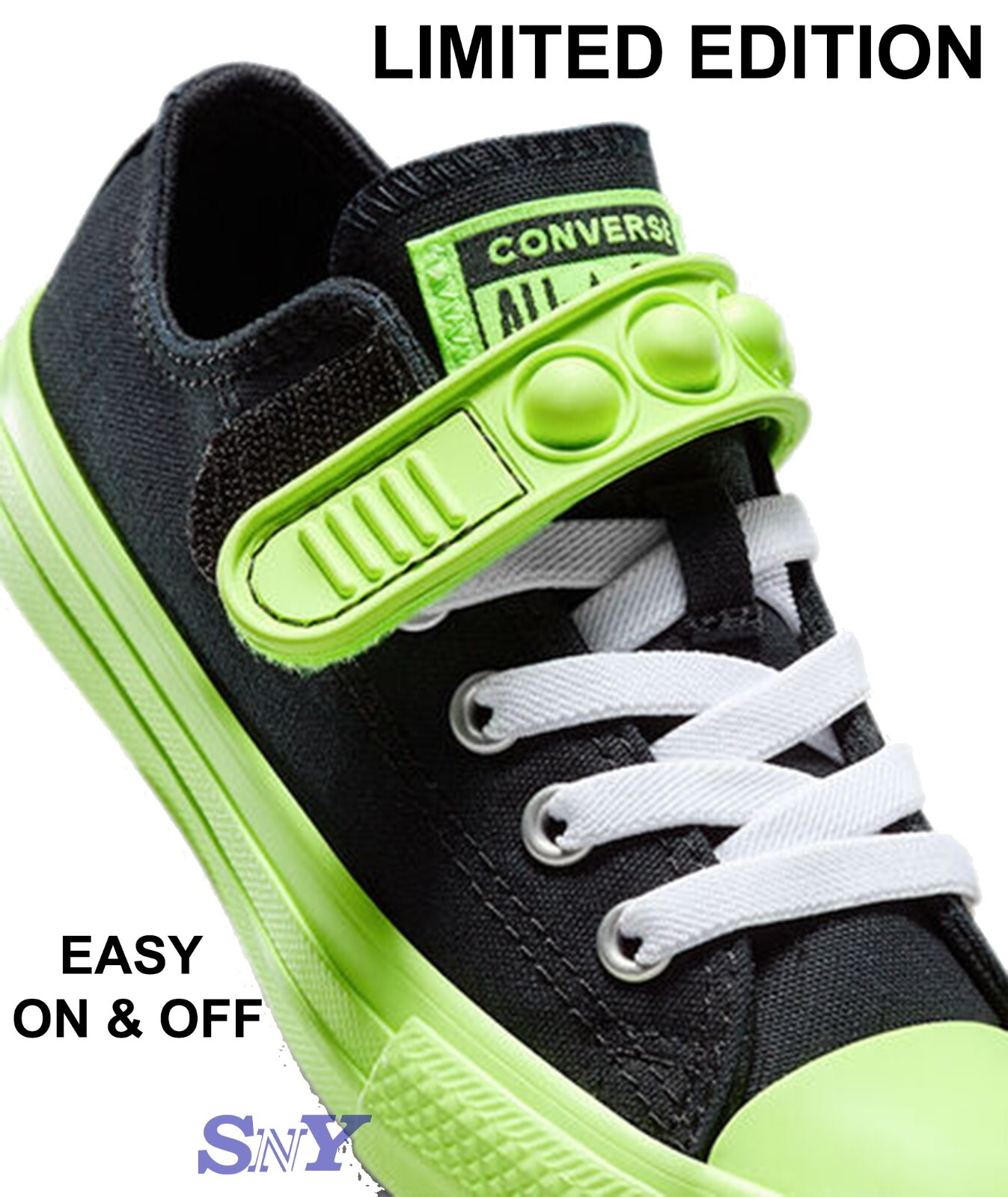 CONVERSE Kids Chuck Taylor All Star Bubble Strap Easy-On CONVERSE Kids Chuck Taylor All Star Bubble Strap Easy-On