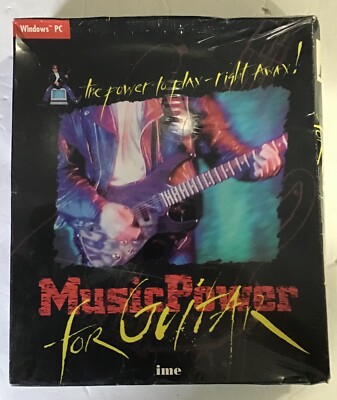 Learn To Play Guitar with Music Power for Windows - Vintage NEW 