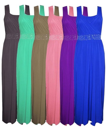 Jarlo London Abito Maxi Senia Con Scollo Quadrato E Bottone Sul Retro – Elegante E Femminile