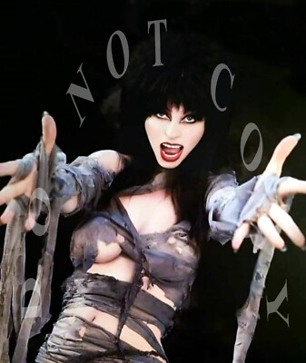 Smokin Hot Elvira Mistress of the Dark Reprinted 8x10 Photograph #11