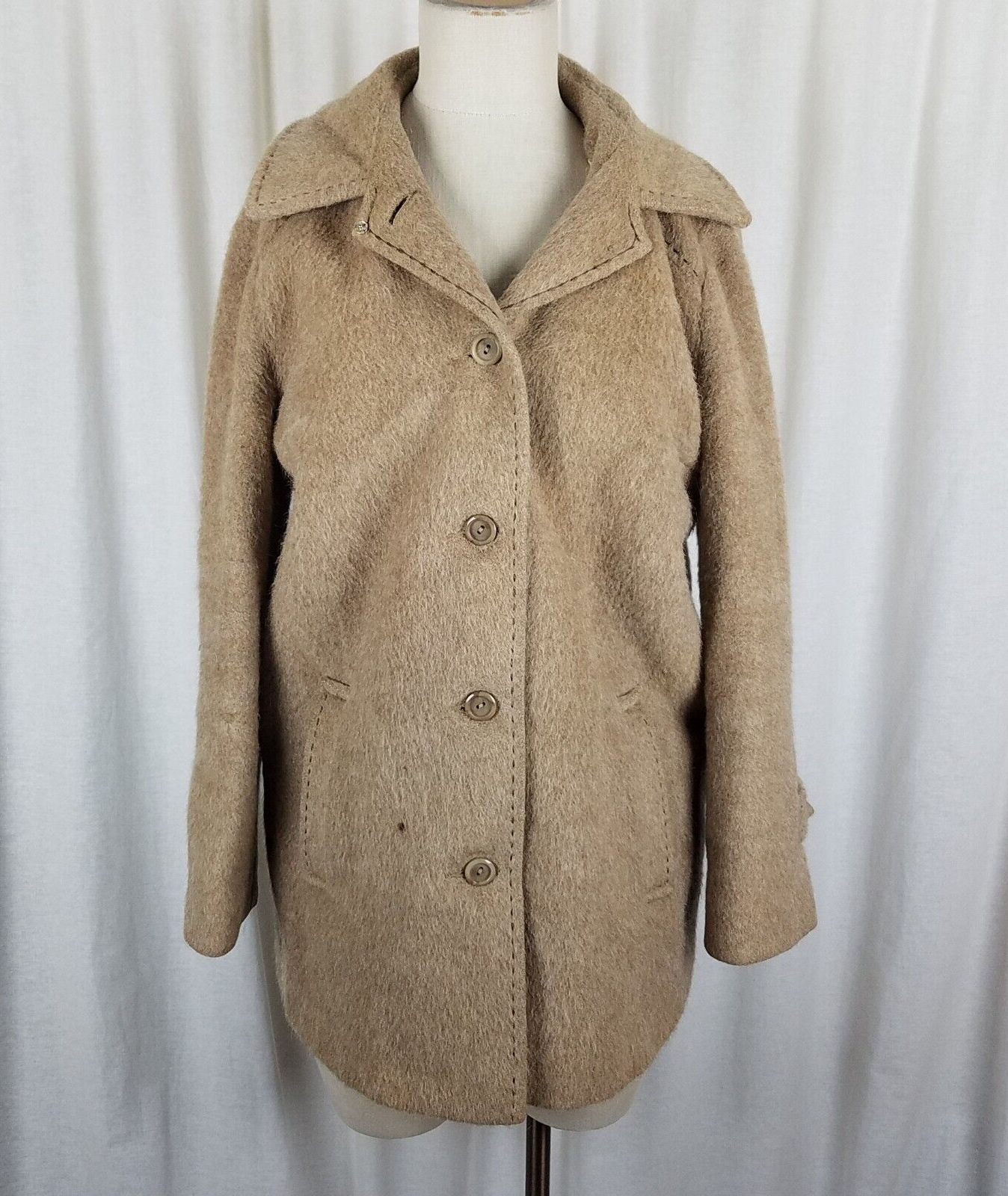 ハ*オ様 90s vintage real mouton half coat Mouton Coat- Size M – VintageFurs