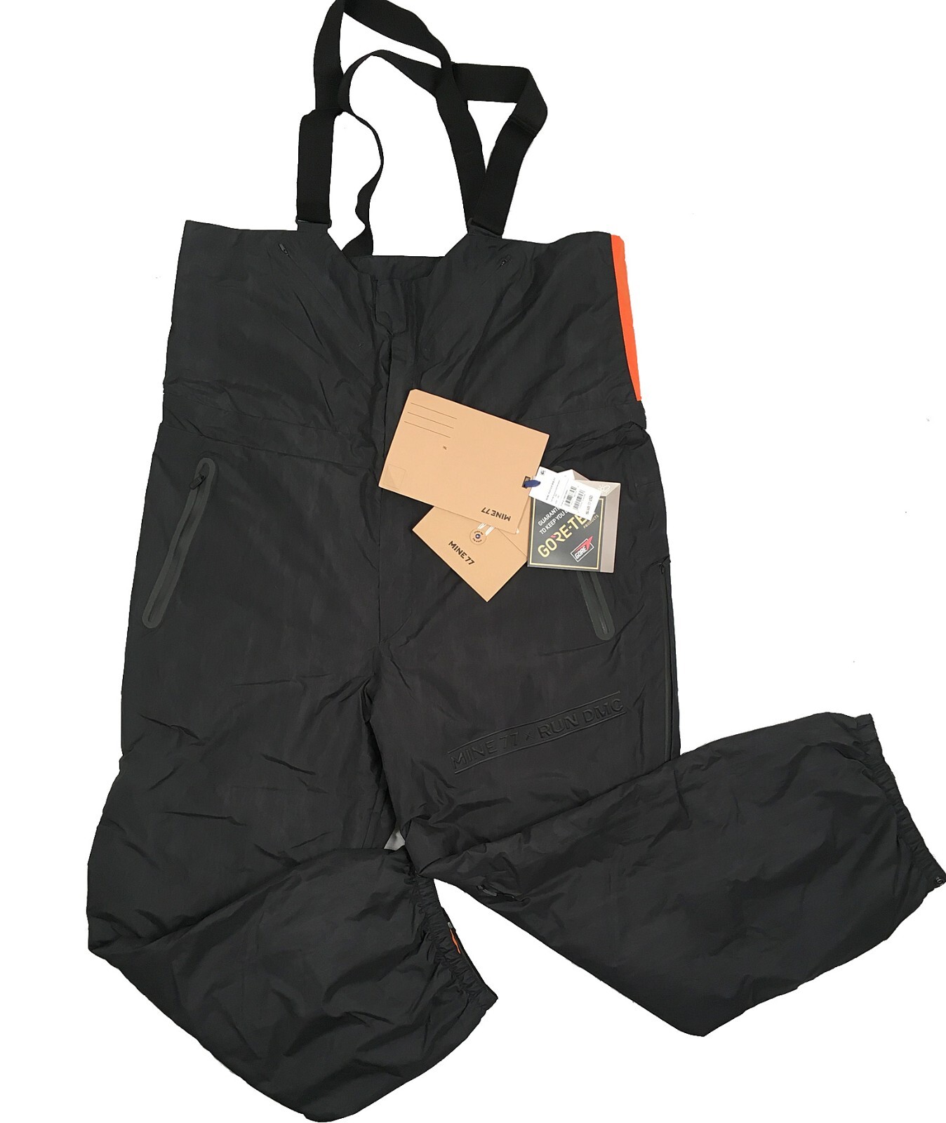 NEW Burton Mine77 x Run DMC Puffer Bib Pants! XXL Black Gore NEW Burton Mine77 x Run DMC Puffer Bib Pants! XXL Black Gore